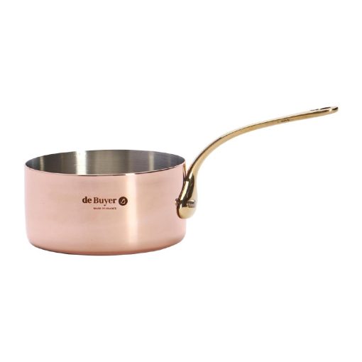 De Buyer Inocuivre Mini Saucepan with Brass Handle 9cm (HZ617)