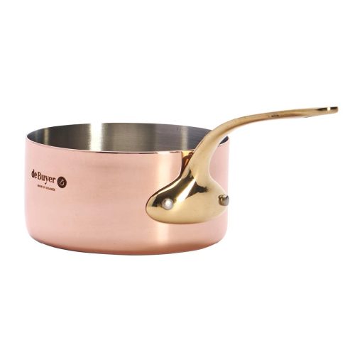 De Buyer Inocuivre Mini Saucepan with Brass Handle 9cm (HZ617)