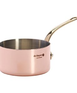 De Buyer Inocuivre Mini Saucepan with Brass Handle 10cm (HZ618)