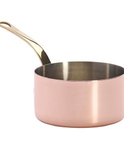 De Buyer Inocuivre Mini Saucepan with Brass Handle 10cm (HZ618)