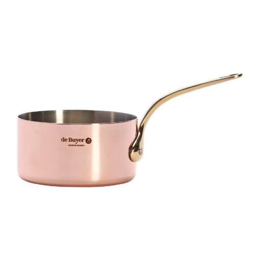 De Buyer Inocuivre Mini Saucepan with Brass Handle 10cm (HZ618)
