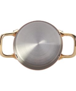 De Buyer Inocuivre Mini Saucepan with Brass Handles 10cm (HZ627)