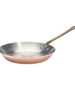 De Buyer Inocuivre Round Frypan with Handle Brass 24 cm (HZ639)