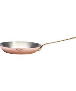 De Buyer Inocuivre Round Frypan with Handle Brass 24 cm (HZ639)