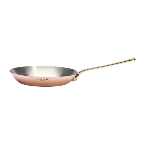 De Buyer Inocuivre Round Frypan with Handle Brass 24 cm (HZ639)
