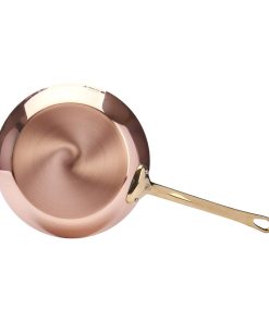 De Buyer Inocuivre Round Frypan with Handle Brass 24 cm (HZ639)