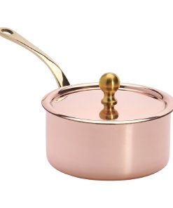 De Buyer Inocuivre Mini Sauce Pan with Lid Brass 9cm (HZ643)