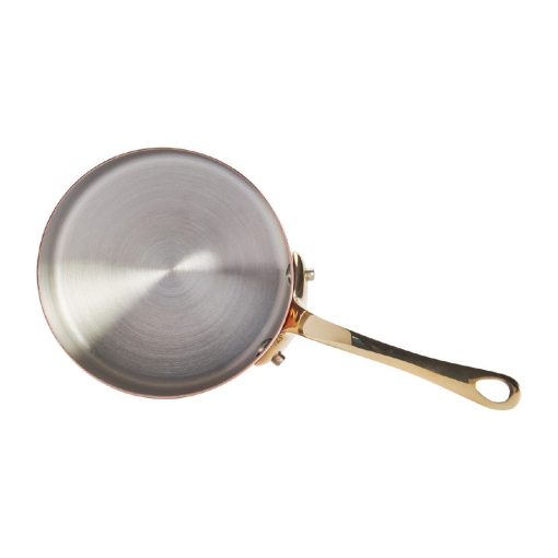 De Buyer Inocuivre Mini Sauce Pan with Lid Brass 9cm (HZ643)