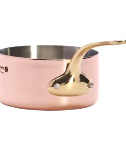 De Buyer Inocuivre Mini Sauce Pan with Lid Brass 9cm (HZ643)