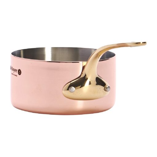 De Buyer Inocuivre Mini Sauce Pan with Lid Brass 9cm (HZ643)