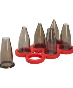 De Buyer Tritan Plain Nozzles 6 Pack (HZ658)