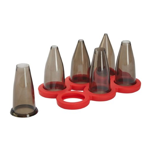 De Buyer Tritan Plain Nozzles 6 Pack (HZ658)