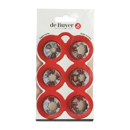 De Buyer Tritan Star Nozzles 6 Pack (HZ659)