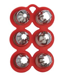 De Buyer Tritan Star Nozzles 6 Pack (HZ659)