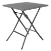 Bolero Square Folding HDPE Table Wood Effect 620mm (HZ890)