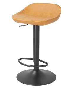 Bolero Enzo Bar Stools Camel 2 Pack (HZ894)