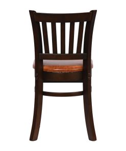 Turin Dining Table with 4 Manhattan Chairs in Dark Walnut with Bison Tan (JA201)