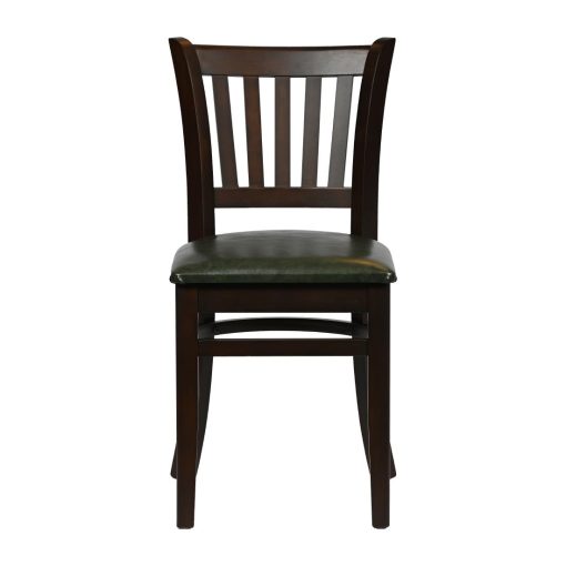 Turin Dining Table with 4 Manhattan Chairs in Dark Walnut with Bison Cedar (JA202)