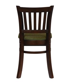 Turin Dining Tables with 4 Manhattan Chairs in Dark Walnut with Shetland Forest (JA204)