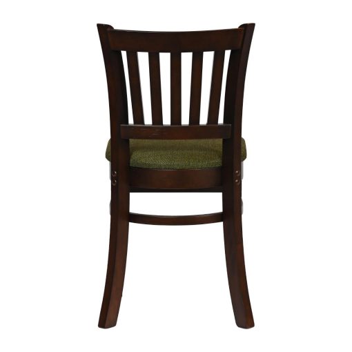 Turin Dining Tables with 4 Manhattan Chairs in Dark Walnut with Shetland Forest (JA204)
