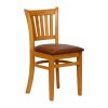 Turin Dining Tables with 4 Manhattan Chairs in Soft Oak with Bison Tan (JA209)