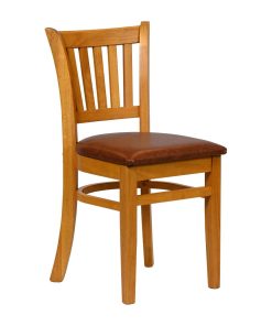 Turin Dining Tables with 4 Manhattan Chairs in Soft Oak with Bison Tan (JA209)