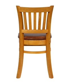 Turin Dining Tables with 4 Manhattan Chairs in Soft Oak with Bison Tan (JA209)