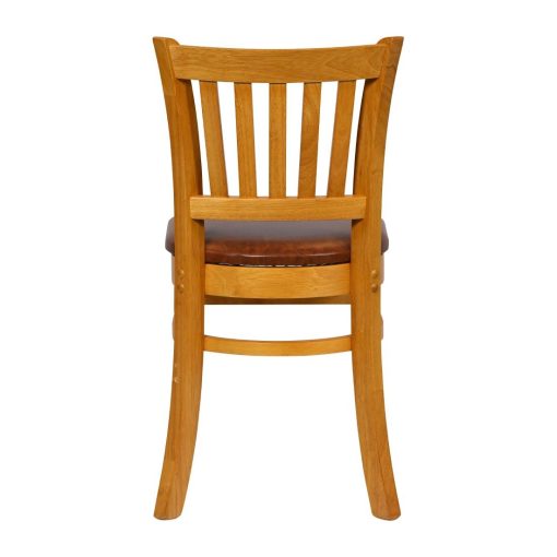 Turin Dining Tables with 4 Manhattan Chairs in Soft Oak with Bison Tan (JA209)