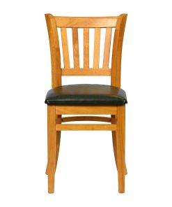 Turin Dining Table with 4 Manhattan Chairs in Soft Oak with Bison Cedar (JA210)