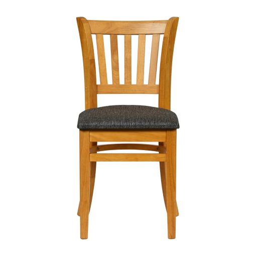 Turin Dining Table with 4 Manhattan Chairs in Soft Oak with Shetland Smoke (JA213)