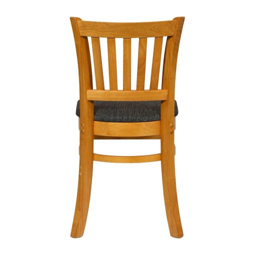 Turin Dining Table with 4 Manhattan Chairs in Soft Oak with Shetland Smoke (JA213)