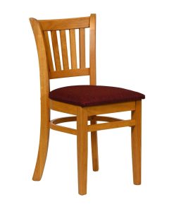 Turin Dining Table with 4 Manhattan Dining Chairs Soft Oak with Shetland Scarlett (JA214)