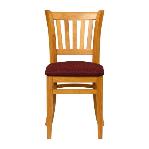 Turin Dining Table with 4 Manhattan Dining Chairs Soft Oak with Shetland Scarlett (JA214)