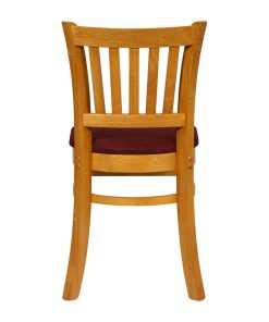 Turin Dining Table with 4 Manhattan Dining Chairs Soft Oak with Shetland Scarlett (JA214)