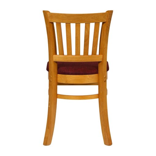 Turin Dining Table with 4 Manhattan Dining Chairs Soft Oak with Shetland Scarlett (JA214)