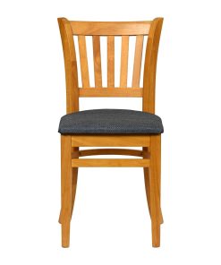 Turin Dining Table with 4 Manhattan Chairs in Soft Oak with Shetland Sea (JA215)