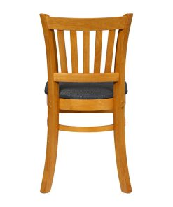 Turin Dining Table with 4 Manhattan Chairs in Soft Oak with Shetland Sea (JA215)