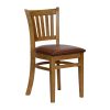 Turin Dining Table with 4 Manhattan Chairs in Weathered Oak with Bison Espresso (JA216)