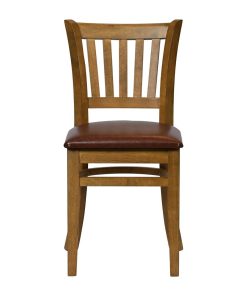 Turin Dining Table with 4 Manhattan Chairs in Weathered Oak with Bison Espresso (JA216)