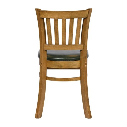 Turin Dining Table with 4 Manhattan Dining Chairs Weathered Oak with Bison Cedar (JA218)