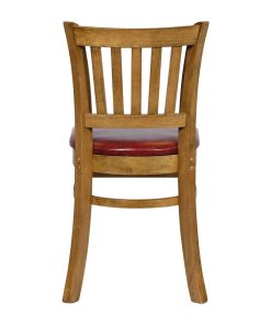 Turin Dining Table with 4 Manhattan Dining Chairs Weathered Oak with Bison Bordeaux (JA219)