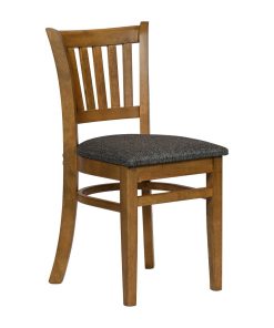 Turin Dining Table with 4 Manhattan Chairs in Weathered Oak with Shetland Smoke (JA221)