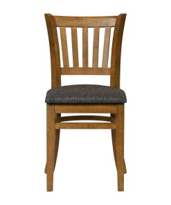 Turin Dining Table with 4 Manhattan Chairs in Weathered Oak with Shetland Smoke (JA221)