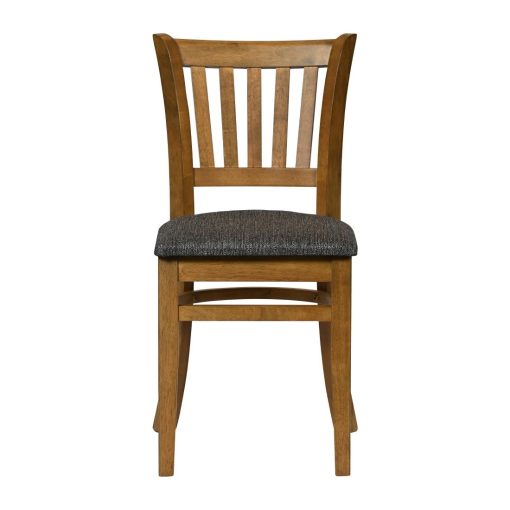 Turin Dining Table with 4 Manhattan Chairs in Weathered Oak with Shetland Smoke (JA221)
