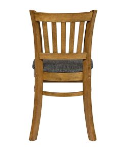 Turin Dining Table with 4 Manhattan Chairs in Weathered Oak with Shetland Smoke (JA221)
