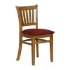 Turin Dining Table with 4 Manhattan Chairs Weathered Oak with Shetland Scarlett (JA222)