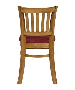 Turin Dining Table with 4 Manhattan Chairs Weathered Oak with Shetland Scarlett (JA222)