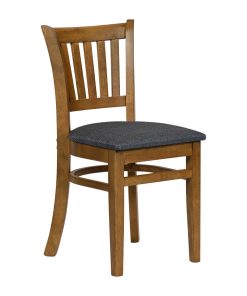 Turin Dining Table with 4 Manhattan Chairs in Weathered Oak with Shetland Sea (JA223)
