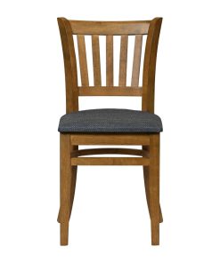 Turin Dining Table with 4 Manhattan Chairs in Weathered Oak with Shetland Sea (JA223)