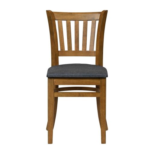 Turin Dining Table with 4 Manhattan Chairs in Weathered Oak with Shetland Sea (JA223)